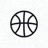 篮球捷报比分 Logo - 一个篮球与信号波结合的图标